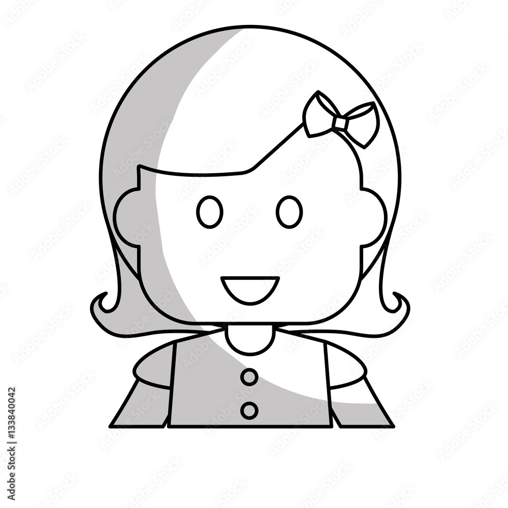 girl happy child icon image vector illustration design girl happy child icon image vector illustration design