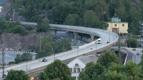 Wallpaper Mural Shot of Vesterbrua in Kristisand, Norway Torontodigital.ca