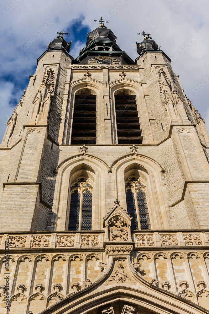 Saint-Martin Church (Sint-Maartenskerk, 1466). Kortrijk, Belgium