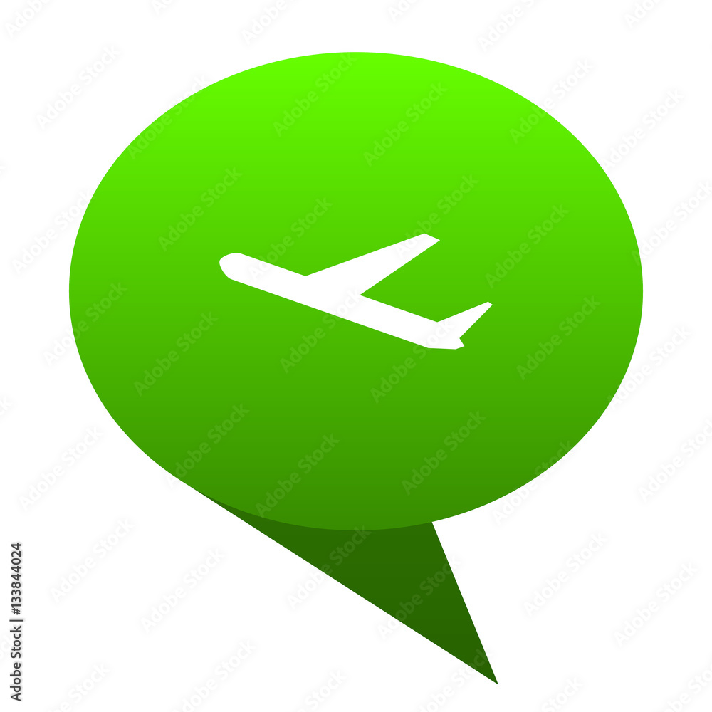 Deparures green bubble icon Deparures green bubble icon