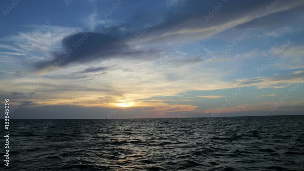 post sunset in the atlantic ocean near miami beach florida post sunset in the atlantic ocean near miami beach florida
