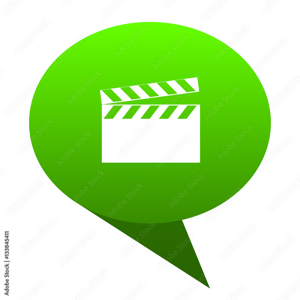 video green bubble icon video green bubble icon
