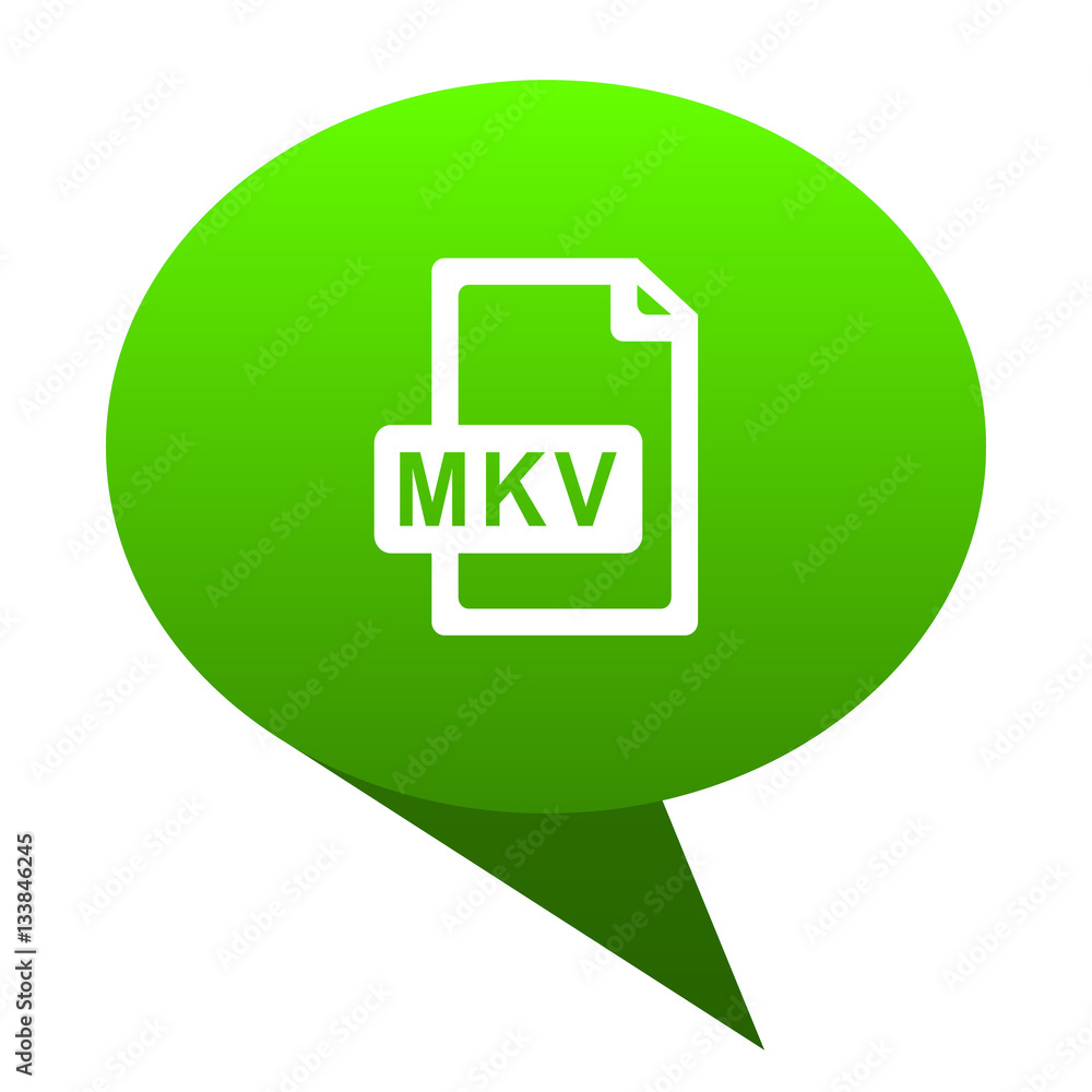 mkv file green bubble icon mkv file green bubble icon