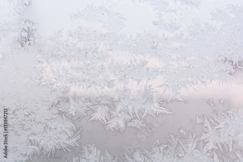 Frost on glass