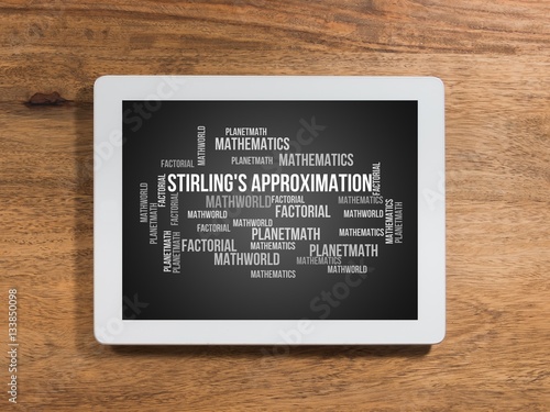 Canvas Print Stirling's approximation