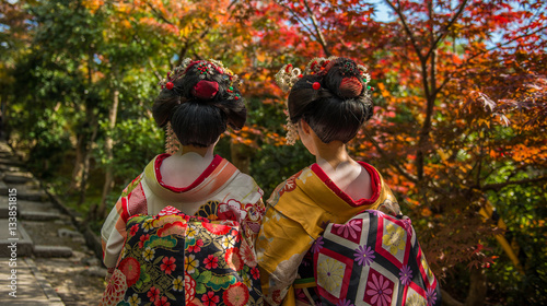Billede på lærred Typical japanese dress