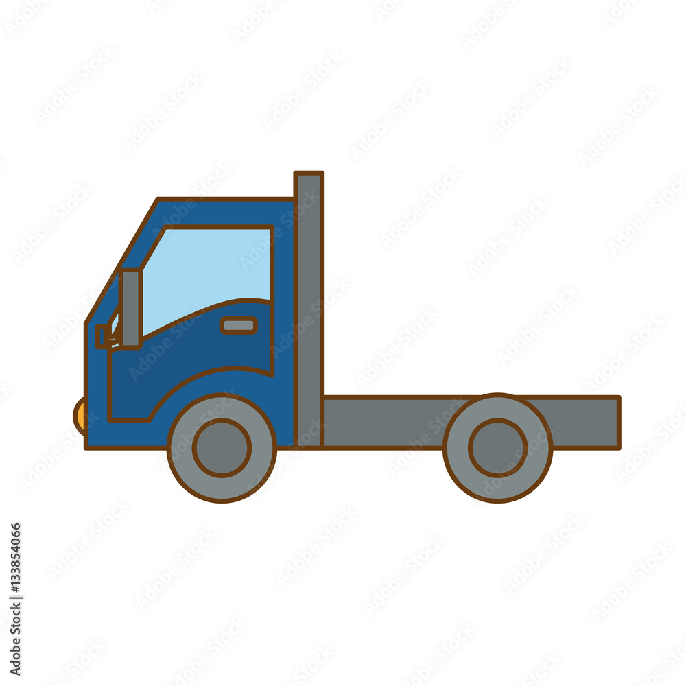 cargo or delivery truck icon image vector illustration design 