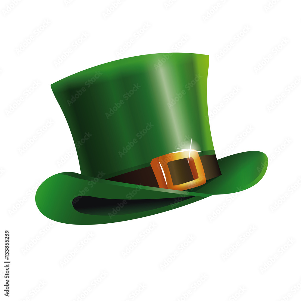 Green St Patrick Day Hat Icon Vector Illustration Eps 10 Stock Vector Adobe Stock 5173