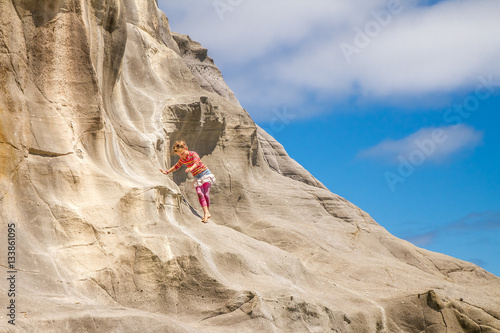 muriwai beach, splashing water, ocean and water waves photo