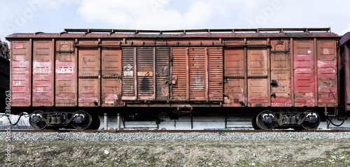 railway freight wagon photo