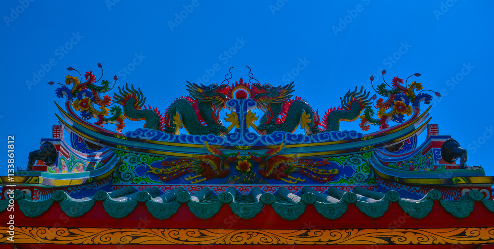 Fototapeta premium Blue cover.