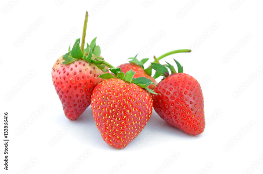 Collection of strawberry fruits of different shaped. Collection of strawberry fruits of different shaped.