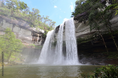 Huai Luang waterfall at Ubon Ratchathani in Thailand