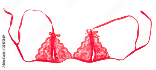 Canvastavla Sexual transparent bra