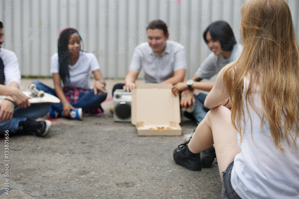 People Friendship Togetherness Pizza Activity Youth Culture Conc People Friendship Togetherness Pizza Activity Youth Culture Conc