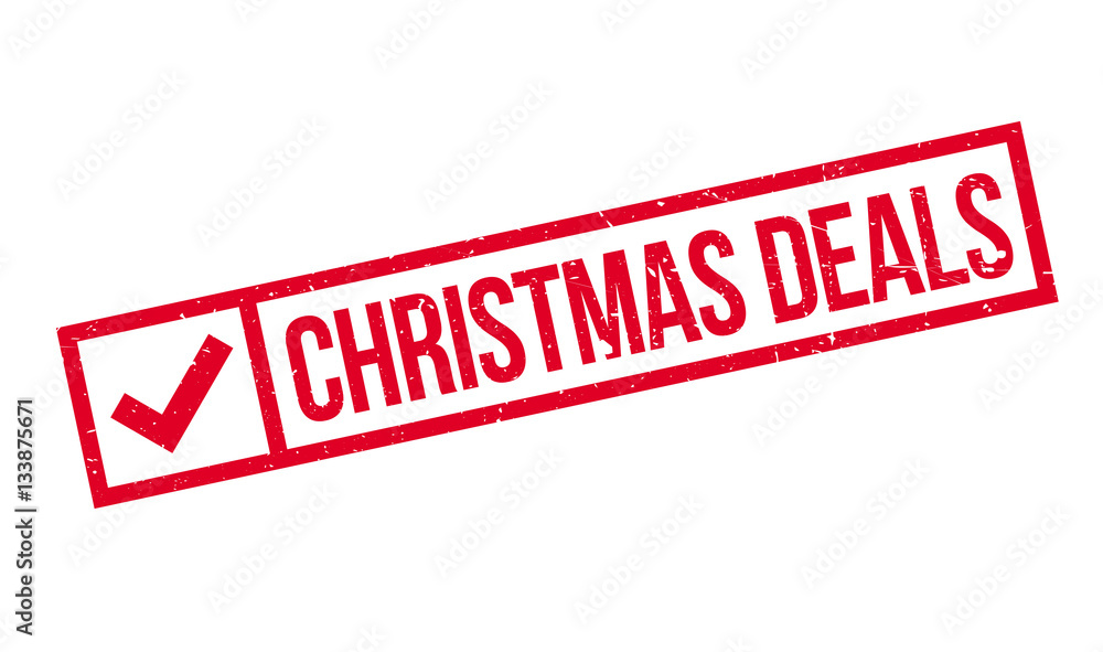 Christmas Deals rubber stamp. Grunge design with dust scratches. Effects can be easily removed for a clean, crisp look. Color is easily changed. Christmas Deals rubber stamp. Grunge design with dust scratches. Effects can be easily removed for a clean, crisp look. Color is easily changed.