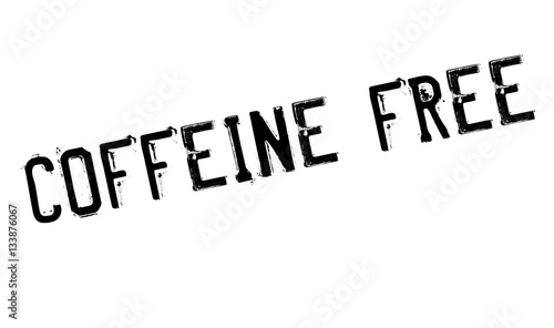 Coffeine Free rubber stamp. Grunge design with dust scratches. Effects can be easily removed for a clean, crisp look. Color is easily changed.