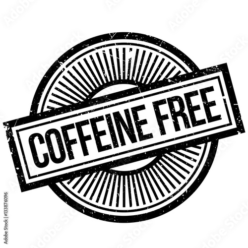 Coffeine Free rubber stamp. Grunge design with dust scratches. Effects can be easily removed for a clean, crisp look. Color is easily changed.