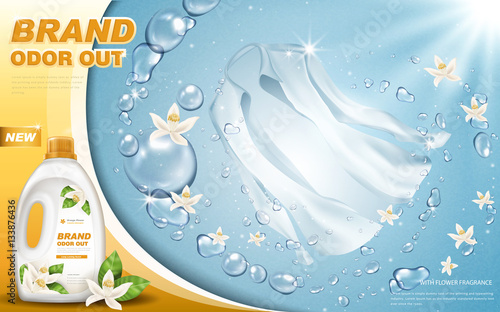 laundry detergent ad