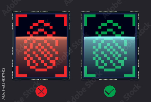 Fingerprint Scan Icon