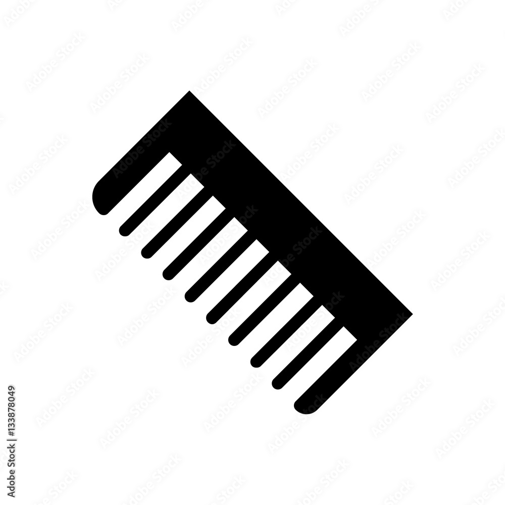 Comb vector icon. Comb vector icon.