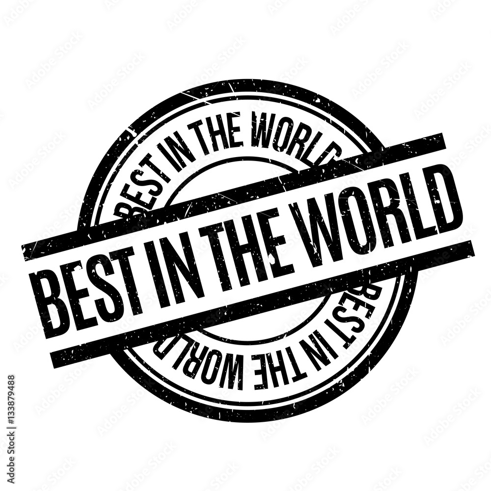 Best In The World rubber stamp Best In The World rubber stamp