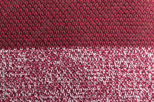 Burgundy wool crocheted texture or patern