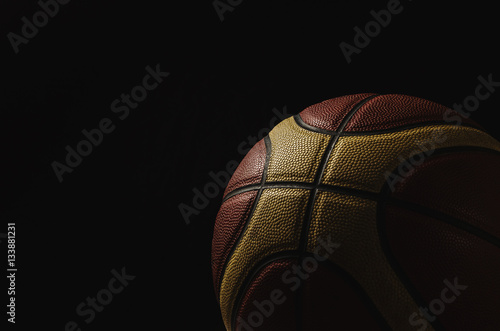 Basketball ball on a black background © Егор Кулинич