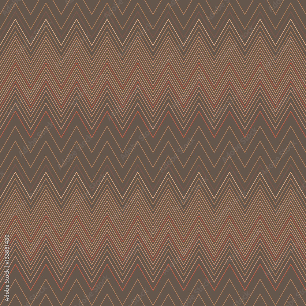 Seamless zigzag hatch pattern. Geometric stripy background. Wedged, striped, line lace texture. Stockings, lingerie, hosiery, garter, undies material theme. Brown, beige soft colored. Vector Seamless zigzag hatch pattern. Geometric stripy background. Wedged, striped, line lace texture. Stockings, lingerie, hosiery, garter, undies material theme. Brown, beige soft colored. Vector
