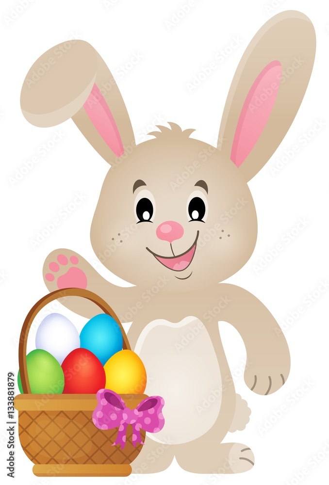 Stylized Easter bunny theme image 3 Stylized Easter bunny theme image 3