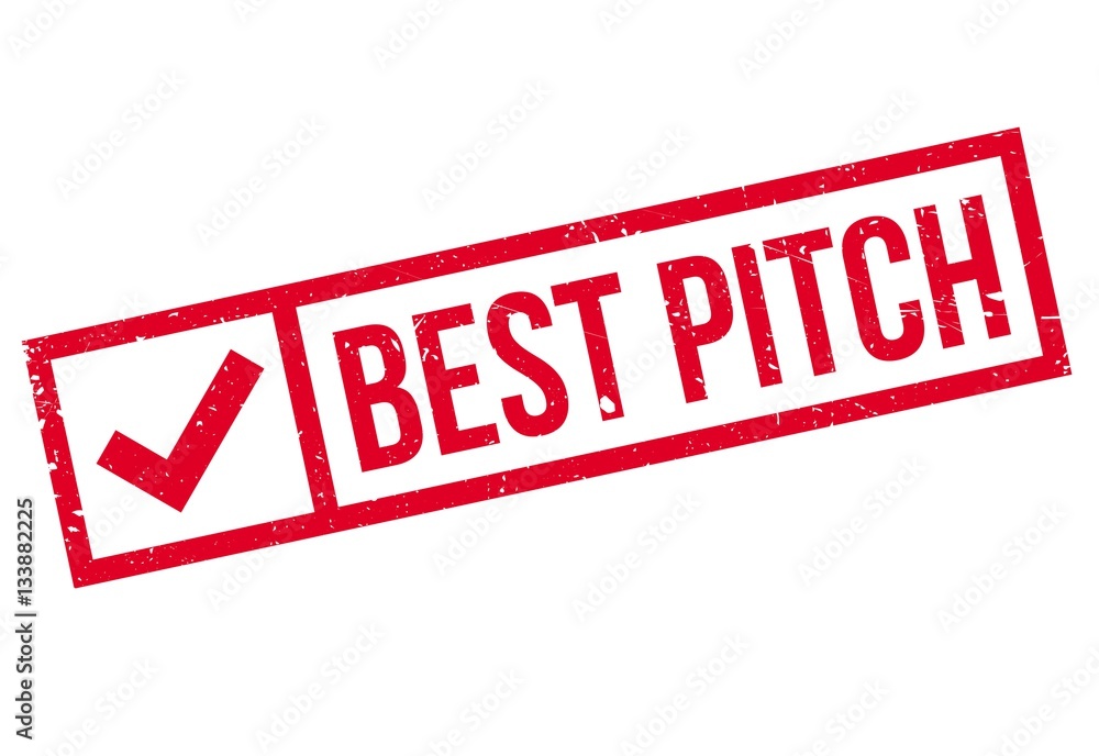 Best Pitch rubber stamp Best Pitch rubber stamp