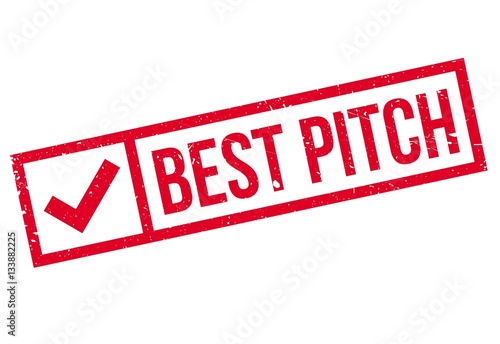 Best Pitch rubber stamp