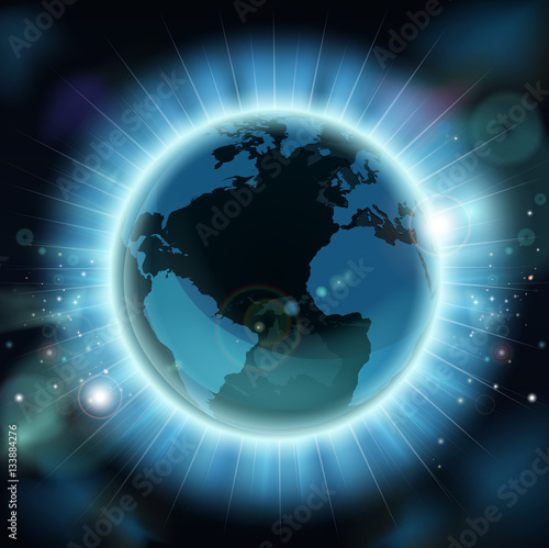 Earth Globe World Background