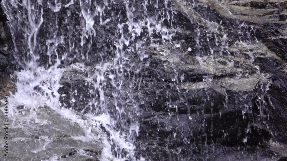 waterfall in mountains in slow motion, high speed reel. super slow motion waterfall in mountains in slow motion, high speed reel. super slow motion