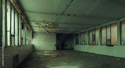Old Obsolete Factory Interior