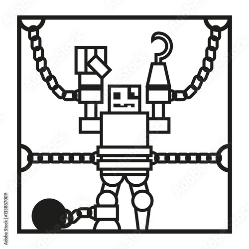 Roboter als Pirat