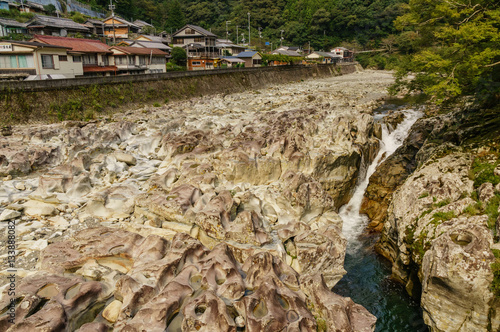 japanese landscape - takinohai - kozagawa - wakayama