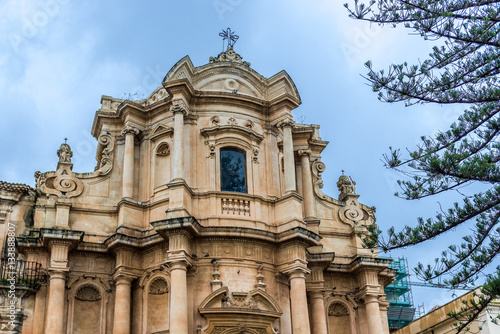 Church of San Domenico in Noto city, Sicily in Italy