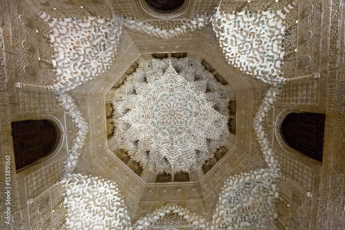 Dome of  Hall of the two Sisters  at  Alhambra
