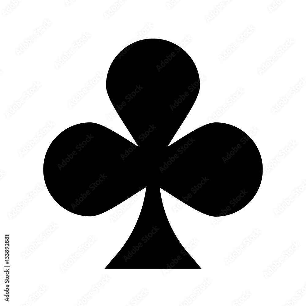 Clubs icon illustration isolated vector sign symbol Clubs icon illustration isolated vector sign symbol