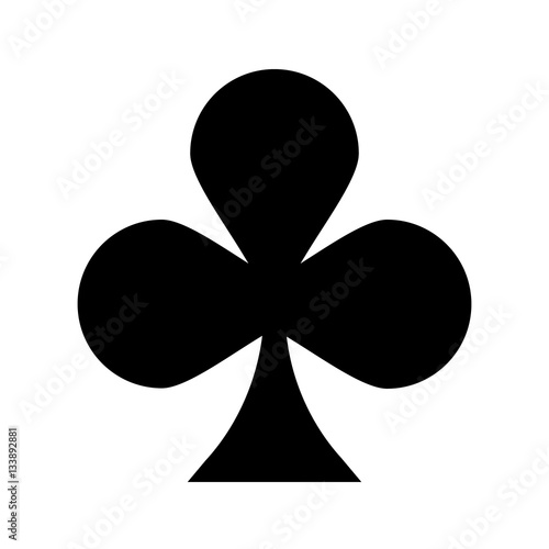 Clubs icon illustration isolated vector sign symbol
