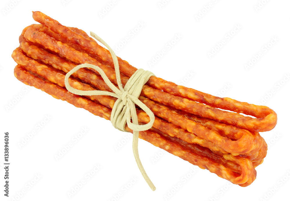 Polish Chicken Kabanos Sausage Stock Photo | Adobe Stock
