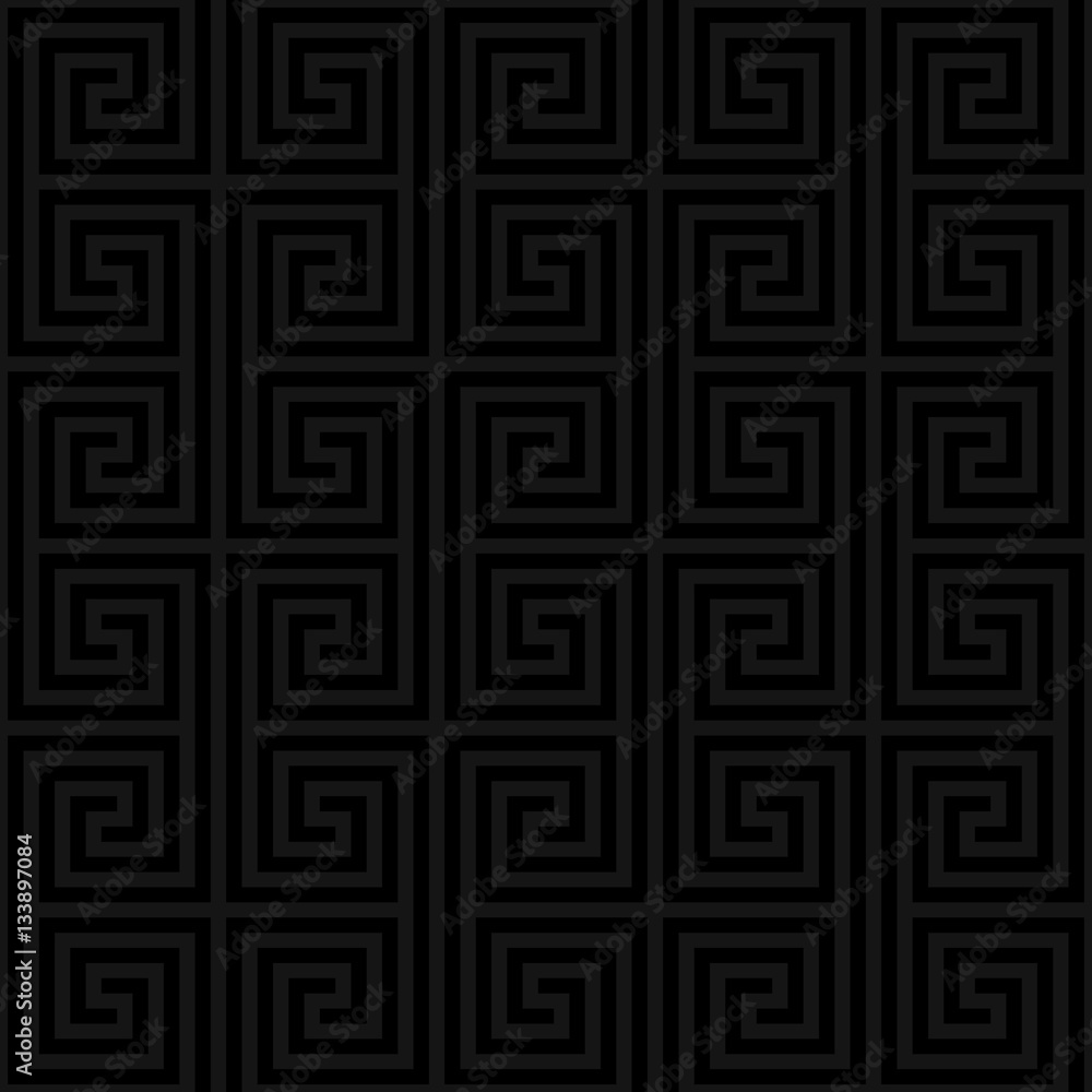 Classic meander seamless pattern. Classic meander seamless pattern.