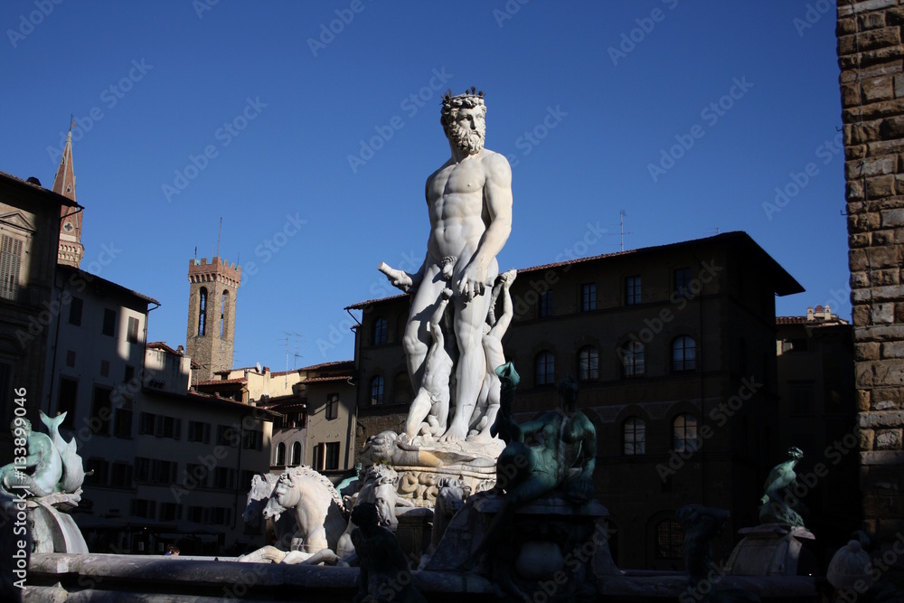 Florenz, Piazza della Signoria, Neptunbrunnen