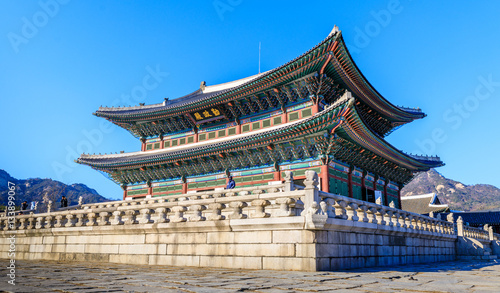 Geyongbokgung Palace in Seoul, South Korea