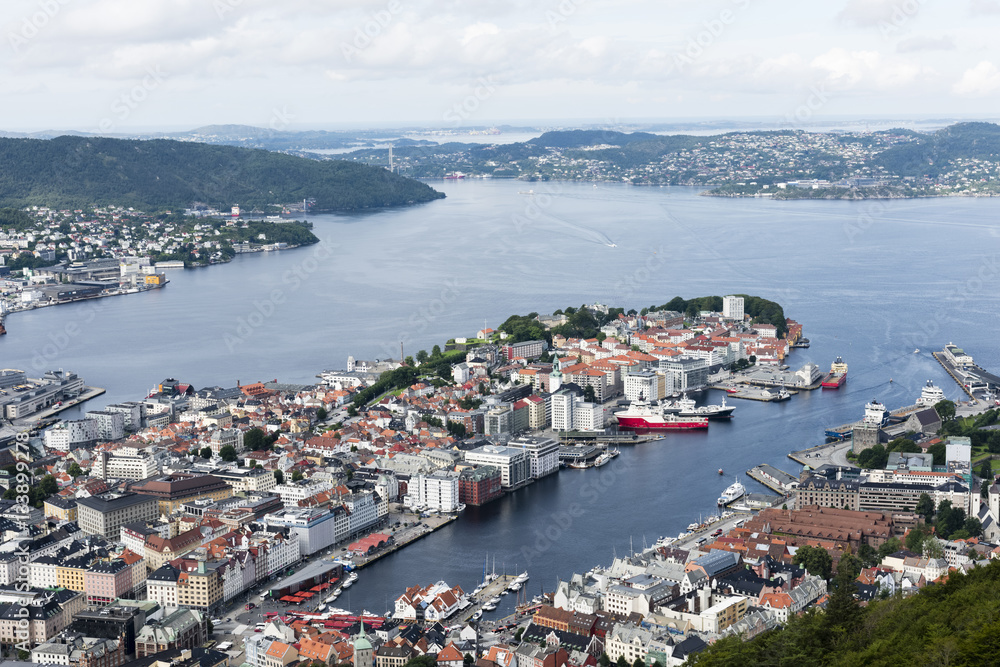 View over Bergen - Norway