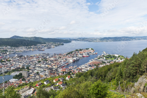 View over Bergen - Norway © Pilipipa