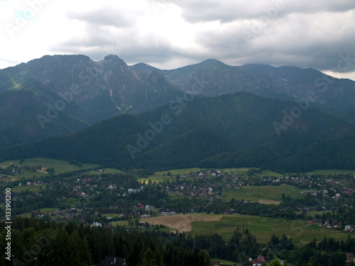 Fototapeta Naklejka Na Ścianę i Meble -  Zakopane, mountain view