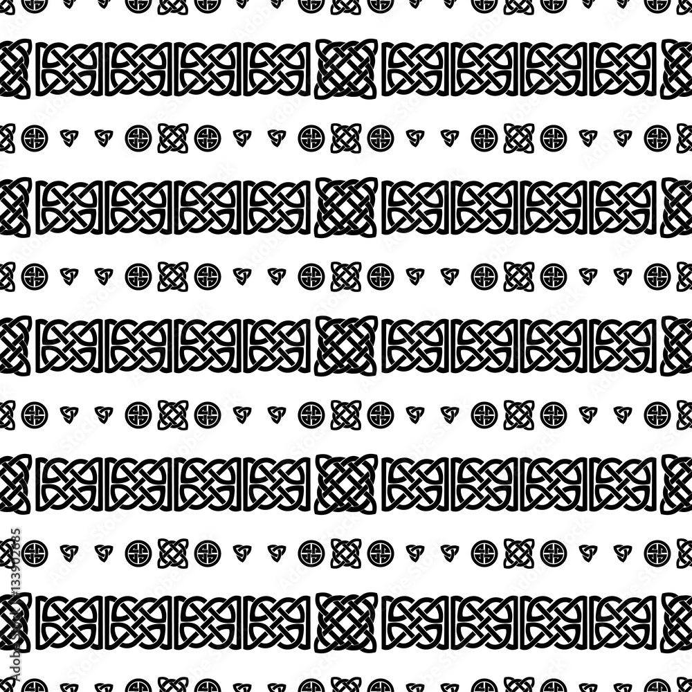 Celtic knot seamless pattern Celtic knot seamless pattern