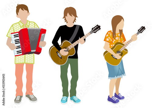Three musicians
